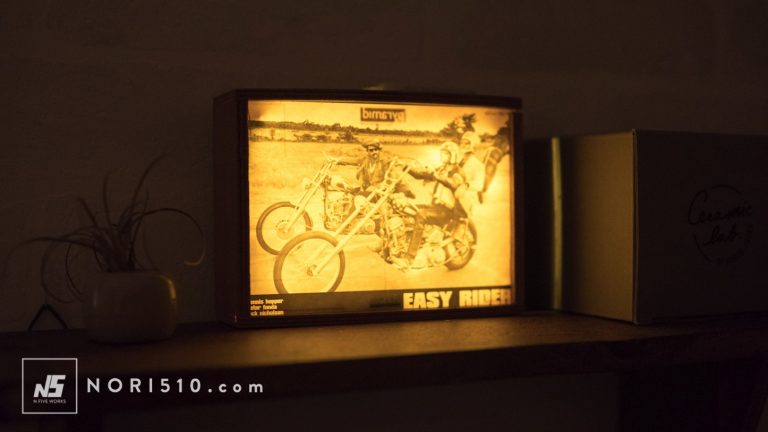 【100均DIY】ダイソー木箱とledで光るフォトフレームの作り方