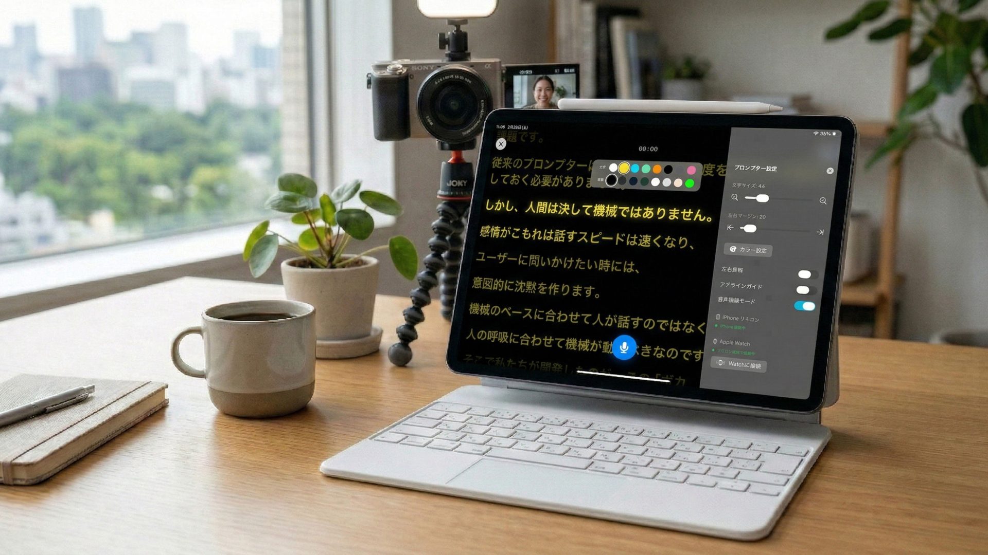 YouTubeの台本“棒読み”問題を解決！自分の声で進むプロンプターアプリ「VocaPrompter」を作りました