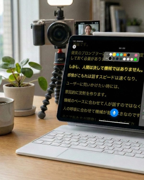 YouTubeの台本“棒読み”問題を解決！自分の声で進むプロンプターアプリ「VocaPrompter」を作りました