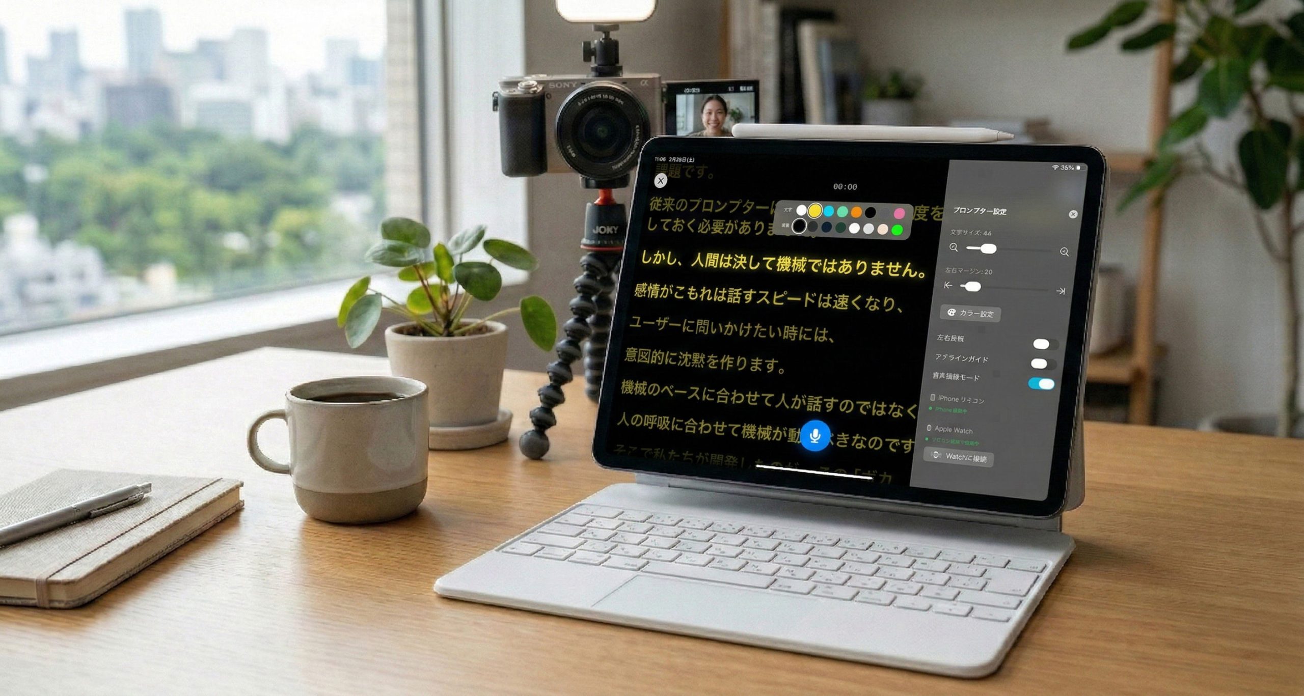 YouTubeの台本“棒読み”問題を解決！自分の声で進むプロンプターアプリ「VocaPrompter」を作りました